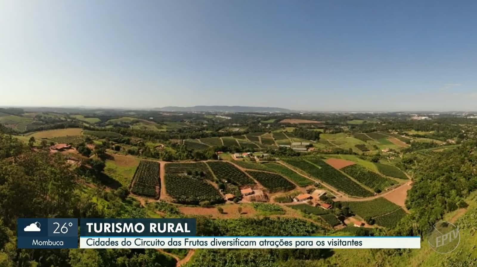 EPTV Campinas exibe reportagem sobre o turismo rural nas cidades de Louveira e Vinhedo