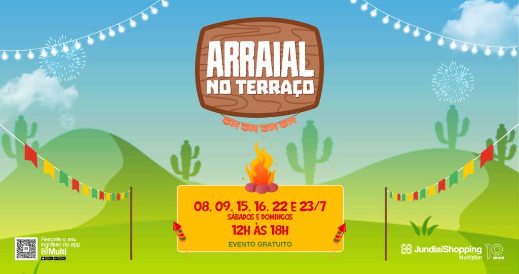 JundiaíShopping tem Arraial no Terraço durante o mês de Julho
