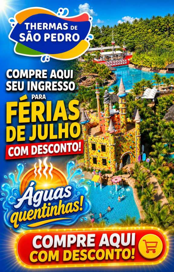 Thermas de São Pedro - Ingresso com desconto
